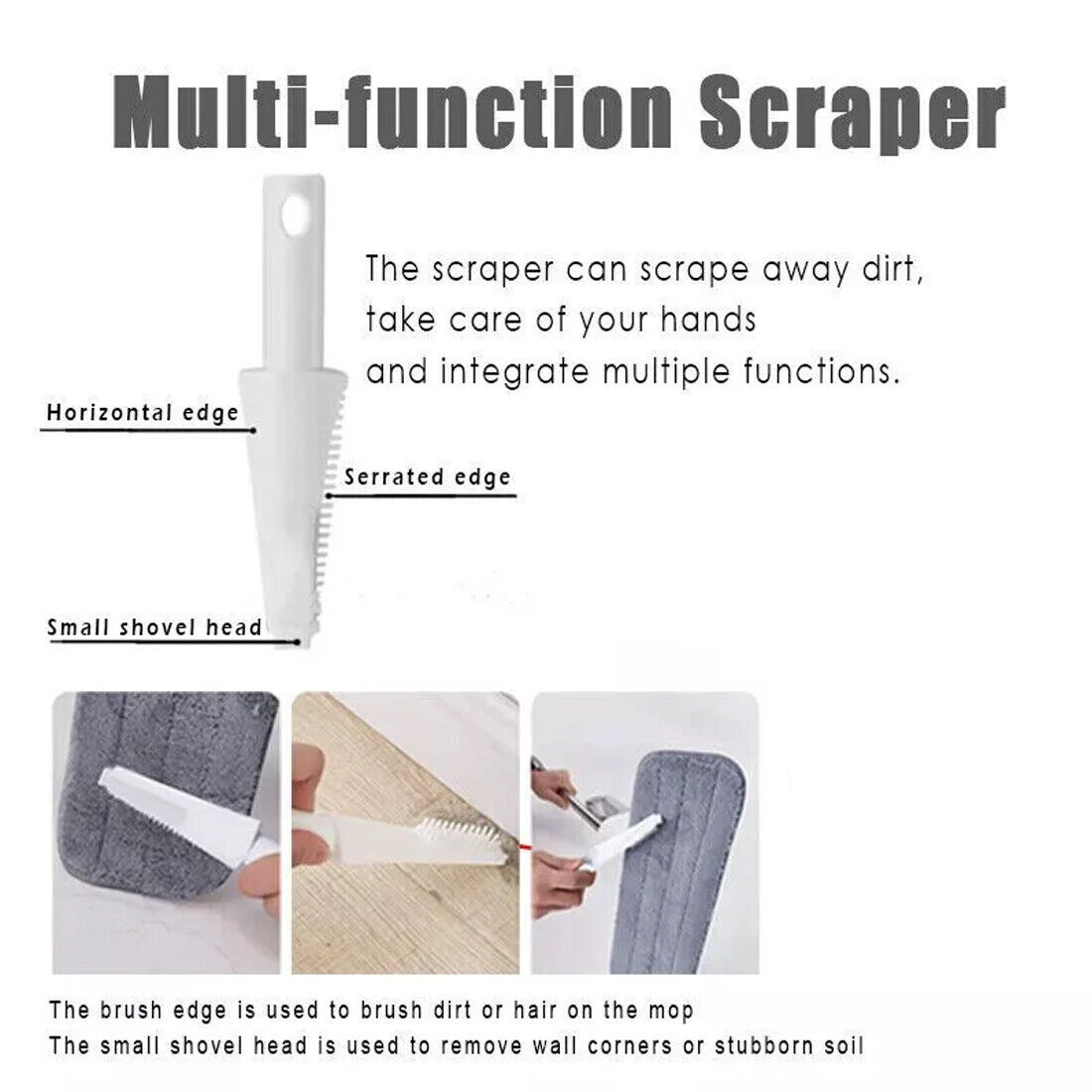 Spray Mop For Floor Cleaning 5 Reusable Microfibre Pads Water Bottle Tank UK - Image 7